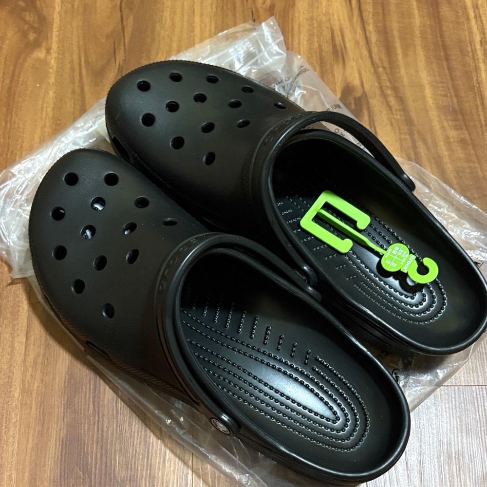 CROCS Men's Black Slip-On Shoes